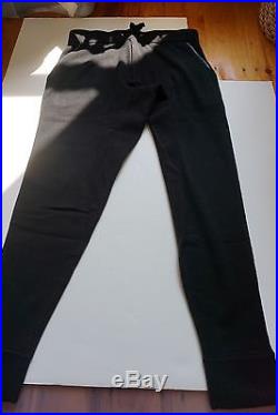 New men John Varvatos 100% Cashmere with leather trim pants sz M Nordstrom $598