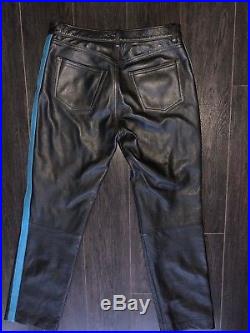 Northbound Mens Cop Uniform Leather Pants Size 34