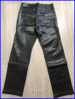 Number Nine Leather Pants black Size 3