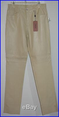 Nwt Missoni Mens Lamb Leather Pants Sz Us 32 Eu 48 Made In Italy