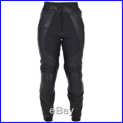 Oxford Boulevard Ladies Motorcycle Motorbike Leather Pants Trousers All Sizes