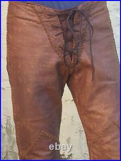 Pair Of Lost Art Jordan Betten Leather Pants Waist Size 32 As Is
