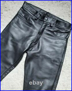 Pantalon Cuir Noir Rob Amsterdam W31 Leder Leather Gay Skin Mrb Mister B