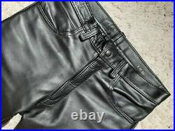Pantalon Cuir Noir Rob Amsterdam W31 Leder Leather Gay Skin Mrb Mister B