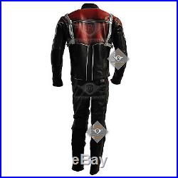 Paul Rudd Ant-Man leather costume Jacket Pants Suit Scott Lang leather cosplay
