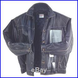 Platinum Fubu Men Outfit, Set, Jacket & Pants, Cowhide Leather, Sold As Set