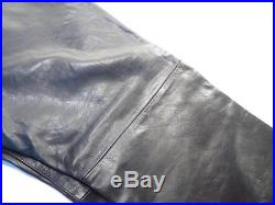 Polo Ralph Lauren Black Genuine Leather Men's Pants -MSRP $695.00 ==// NWT