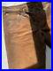 Polo-Ralph-Lauren-Roughout-Suede-Leather-Pants-Size-32x34-34x34-Brown-Slim-Fit-01-ut