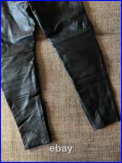 Proto Cow Hide Leather Biker Pants Vintage