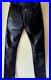 REGULATION-Black-Leather-Men-s-Trousers-size-30-excellent-condition-01-to