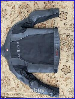 REVIT fully Padded Leather Motorcycle Jacket