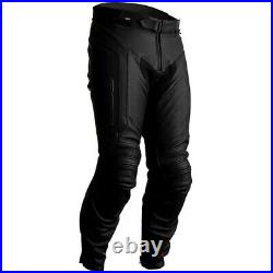 RST Axis CE Sports Motorcycle Motorbike Leather Pants Jeans Black UK32