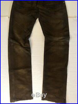 Ralph Lauren Black Label Mens Leather Pants 32X32