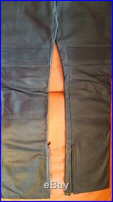 Ralph Lauren mens leather biker pants size 36/34 barely used