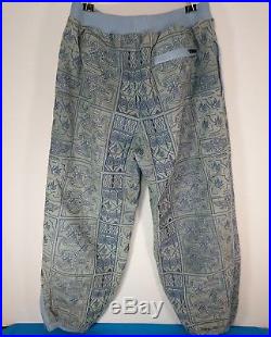 Rare Al Wissam Mayan Aztec Calendar Embroidered Mens 4XL Leather Jacket + Pants