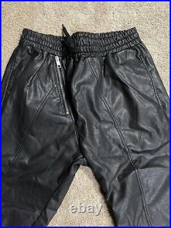 Rare Antony Morato faux leather joggers pants size Medium