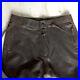 Rare-Men-s-Vivienne-Westwood-Vintage-Brown-Biker-Leather-Look-trousers-01-fqab