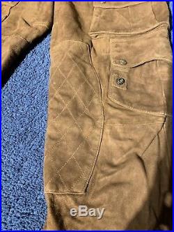 Rare VTG POLO RALPH LAUREN Suede Leather Pants 32