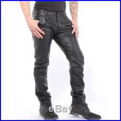 Re Leather 5620 3D Low Tapered G-Star Pants Black Men Size 33