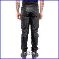 Re Leather 5620 3D Low Tapered G-Star Pants Black Men Size 33