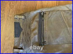 Rogue Leather Moto Pants Gray Size 34-35