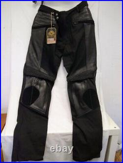 Roland Sands RSD F@#k Luck Leather Motorcycle Jacket/Pants Black Men's Large/34