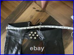 Rubio Leather Chaps Size 34 Heavy Custom Leather Chaps Gay