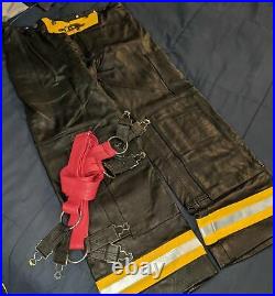 Rubio Leather Fireman's Pants & Suspenders
