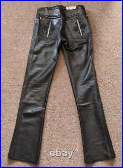 SKKIN Usa Leather Pants Genuine Size S Stingray/STARLINGEAR GABOR ...