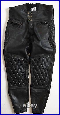 SUPERB Langlitz PADDED Leather Competition BREECHES Motorcycle MEN
