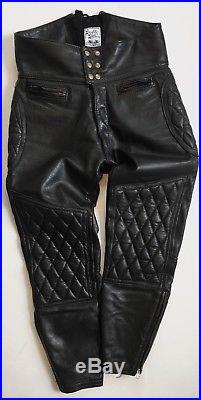 SUPERB Langlitz PADDED Leather Competition BREECHES Motorcycle MEN'S Pants 33X32