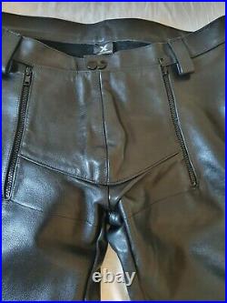 Sailor Front Heavy Leather Jeans by Expectations London Gay Int 40w BLUF VGC