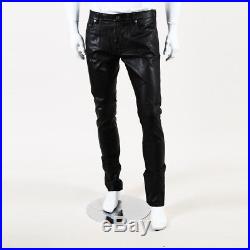 Saint Laurent Faux Leather Men's D02 Skinny Pants SZ 33