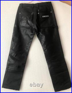 Schott Leather Pants 30 Authentic Men Used from Japan