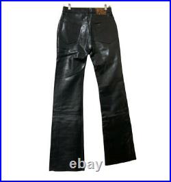 Second-hand goods Lee / Leather pants / Bootcut Free shipping from Japan