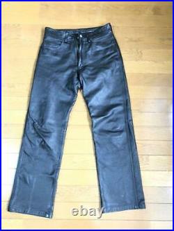 Second-hand goods leather pants AVIREX free shipping from Japan
