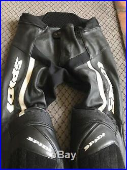Spidi Leathers Mens Professional Motorcycle Racing Pants Tagged EUR 48