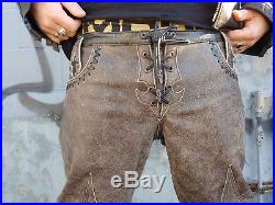 Steelo Japan Custom Leather Genuine Pants Trousers Chrome Hearts Men 31 33