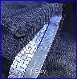 Stefano Ricci Men's Pants Dress Windowpane Stunning 100% Wool size 34 Leather