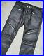 Superbe-Pantalon-Cuir-Noir-Diesel-W32-Leder-Leather-Gay-Skin-01-gdtx