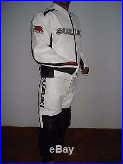 Suzuki Gsxr Leather Suit Motorbike/motorcycle Leather Suit Men Biker Jacket Pant
