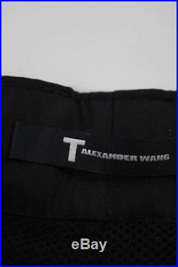 T Alexander Wang Mens Black Leather Slim Cut Pants Size Large New 114302