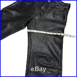 The Leather Man NYC 34 x 31 Mens Leather Pants Slim Fit 501 Leatherman New York