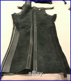 The Leather Man NYC Black Leather Chaps 30 by 32, Highest Quality BLUF IML GAY