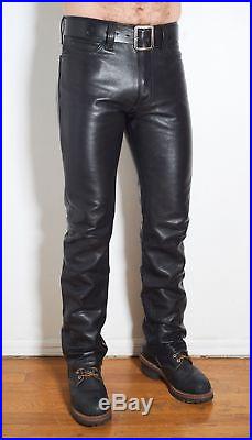 The Leather Man NYC Low Rise Leather Pants, 501 style, size 30 Gay ...