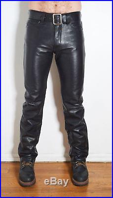 The Leather Man NYC Low Rise Leather Pants, 501 style, size 30 Gay ...