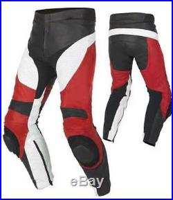 Top-quality Men Leather Trouser Motorbike/motorcycle Pant Racing Biker Trouser