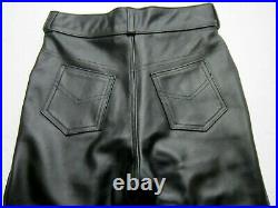 USA Made Vintage Espinoza's Leather Biker Pants Mint Condition 100% Genuine
