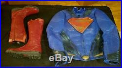 Ud Replicas Man Of Steel Superman Full Suit Leather Jacket Pants Boots Cape