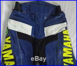Used Yamaha Kevlar Motorcycle Leather Bike Pants Mens Sz XL Fits MEDIUM M